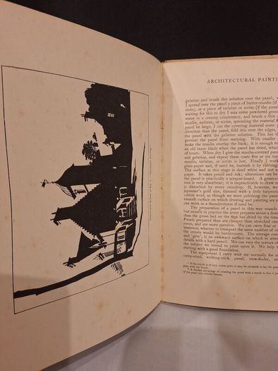 SALE!  ARCHITECTURAL Paintings in Oils by Hesketh Hubbard 1938 - Instructional Art Series