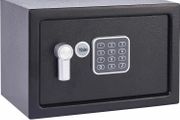 Small Value Safe, Digital Keypad, LED Light Indicators, Steel Locking Bolts, Emergency Override Key, Wall And Floor Fixings, Black Finish, 8 Litre Capacity