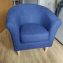 blue tub chair Image 2