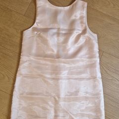 H&M Pink Satin Mini Dress - M - NEW