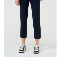 Brax Ladies navy chinos