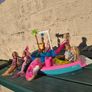 Large Barbie Summer Vacation Bundle - Boat, Pool & 6 Dolls Image 2