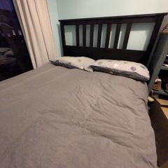double bed and mattress
