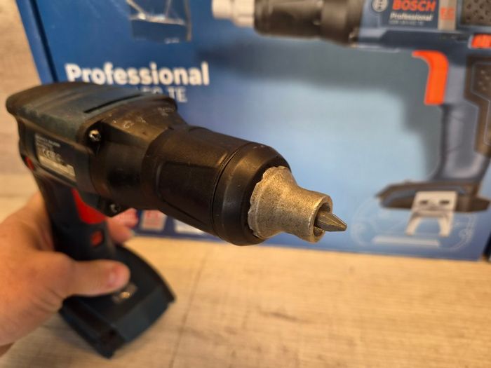 Bosch 18V Cordless Drywall Screwdriver GSR 18V-EC TE (max. Torque: 25Nm, 1/4" Internal Hexagon, Without Battery
