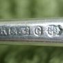 Antique 1800s Silver Plated Very Decorative Floral Silver Plate Butter Knifes Image 9