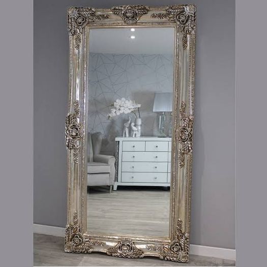 Large Mirror Ornate Regal Decorative