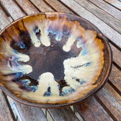Ceramic Tenmoku-style tea-bowl