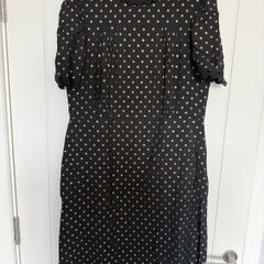 Hobbs Bronze and Black Dress Size 16