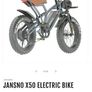 Jansno x50 electric bike fat tyre 48V 750W Image 2