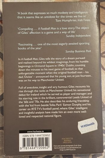 A Football Man by John Giles