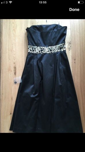 New Ladies XS Zara Black Dress