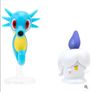 Pokemon Litwick and Horsea 5cm Battle Figures 2 Pack Image 3