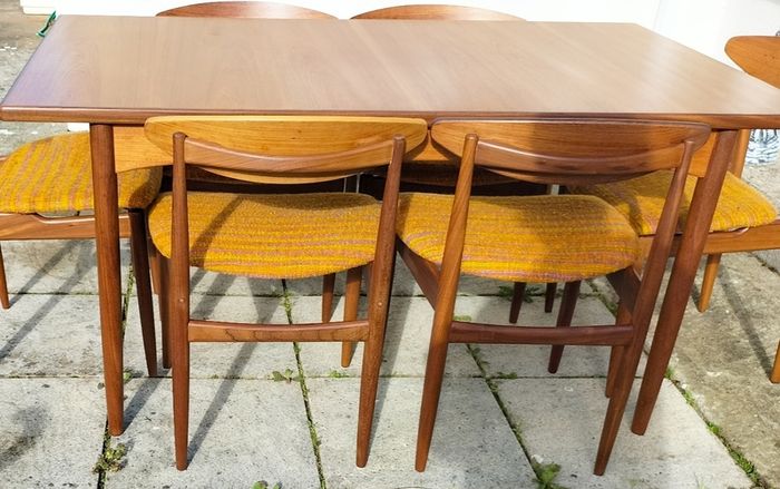 Mid Century Vintage G Plan Kofod Larsen Danish Range Dining Set