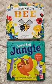 First Nature BEE Toddler Book + FREE Spot and Say JUNGLE Book