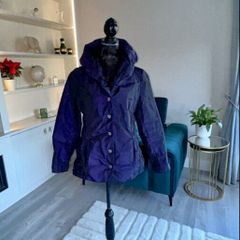 Ladies Purple Coat from Per Una Size UK 14 / EU 42