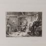 The Village Forge Etching 1864 Robert Brandard Image 2