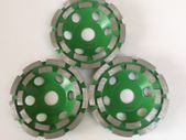 3PC PROFESSIONAL Diamond grinding disc, cup, wheel 125mm, 5