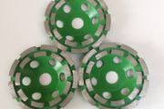 3PC PROFESSIONAL Diamond grinding disc, cup, wheel 125mm, 5" concrete,stone