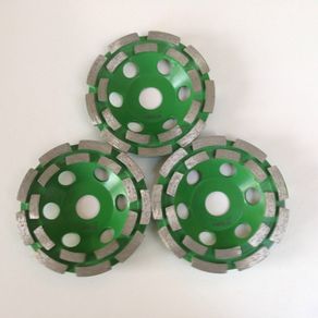 3PC PROFESSIONAL Diamond grinding disc, cup, wheel 125mm, 5" concrete,stone