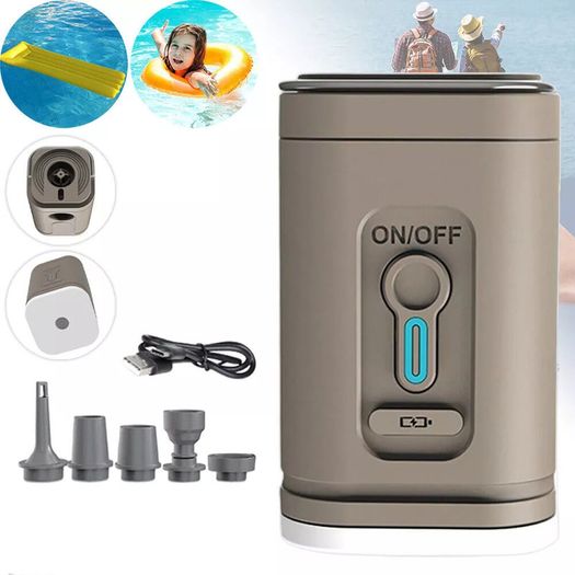 Electric Air Pump Portable Wireless Air Compressor Inflator/Deflator Pumps For Inflatable Cushions Air Beds Boat Swimming Ring