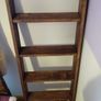 Rustic Walnut Blanket and Towel Ladder Image 3