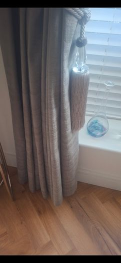 Pair of Custom made franch pleat curtains curtains