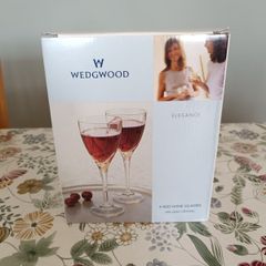 Wedgewood Red Wine Glasses, Set of 4