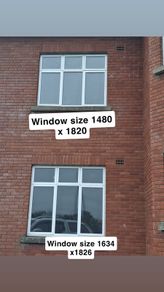 Selection of double glazing aluminium widows