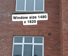 Selection of double glazing aluminium widows
