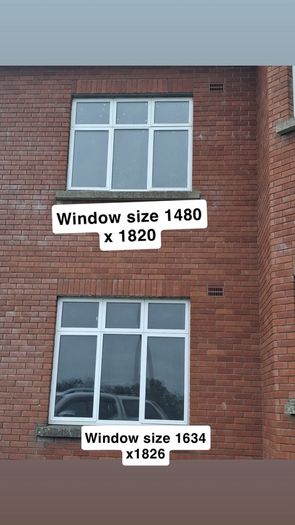 Selection of double glazing aluminium widows