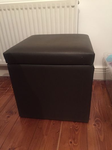 Storage seats faux leather