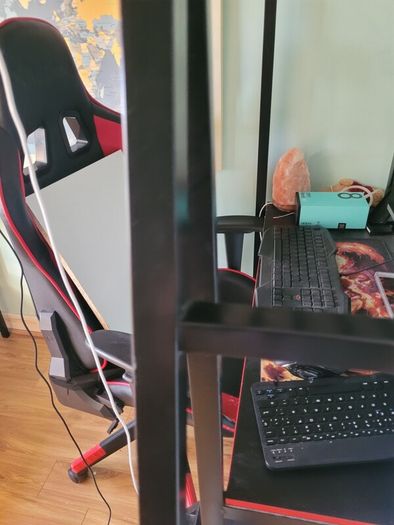 bed with chair