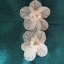 Delicate flower earrings. Image 7