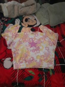 genuine pink/yellow converse sweater