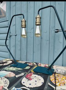 Handmade Industrial style Desk Table Lamps