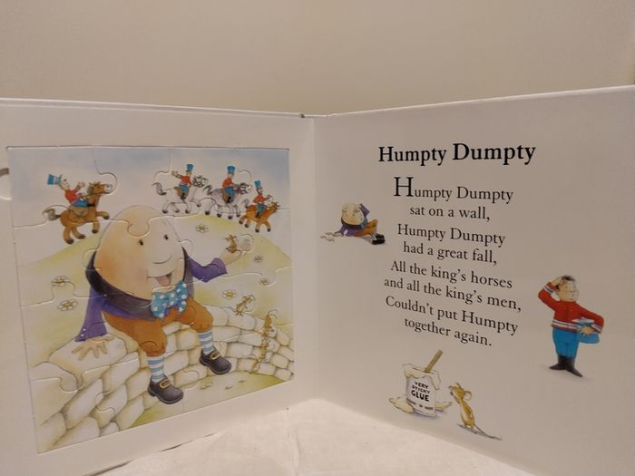Nursery Rhyme Jigsaws: Humpty Dumpty and Friends, jigsaw puzzle book