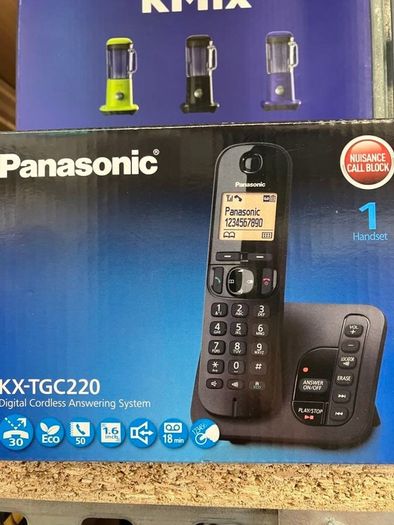 Single Cordless Phone with ANswering Machine Panasonic