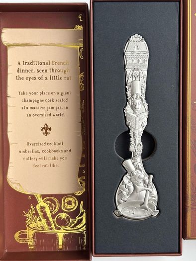 Disneyland Paris Chez Remy Limited Collection Spoon Set x2 Ratatouille Boxed Rare