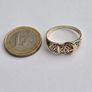 Vintage 9ct Yellow Gold Gents Buckle Ring Image 5