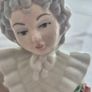 Vintage Tengra Spain Porcelain Figurine  Girl with Dog and Roses Image 3