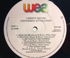 Christy Moore Unfinished Revolution Irish Pressing Folk Traditional Vinyl