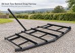 84 Inch Tow Behind Drag Harrow for ATV Tractor and Driveway Levelling