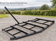 main image for ad 84 Inch Tow Behind Drag Harrow for ATV Tractor and Driveway Levelling