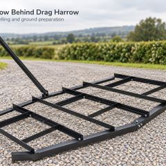 84 Inch Tow Behind Drag Harrow for ATV Tractor and Driveway Levelling