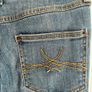 Marks & Spencer Ladies Blue Jeans. High Quality. Size 12 Slim Fit.  Slight Stretch. Immaculate Image 9