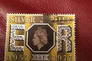 Queen Elizabeth Silver Jubilee stamp