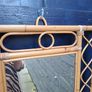 2 x Vintage Rattan/Bamboo Mirrors Image 4