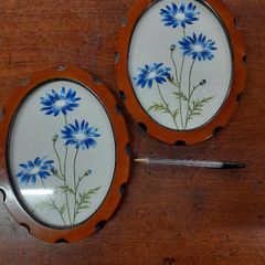 Framed Embroidered Silks