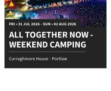All Together Now - Weekend Camping Ticket