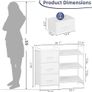 Shoe Rack with 3 Drawers, 3 Tier Image 7